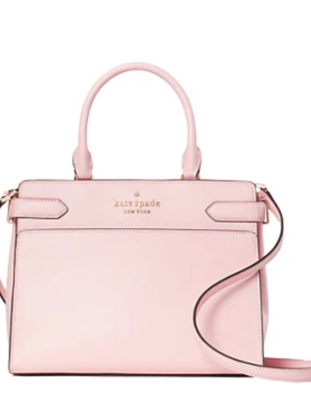 Kate Spade Pink Leather Top-Handle Staci Bag